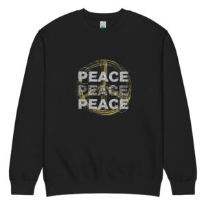 Peace Unisex premium crew neck sweatshirt by UNIRPIH